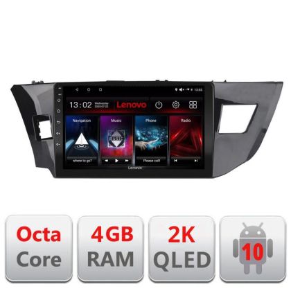 Navigatie Toyota Corolla 2013-2017 L-470, Octacore, 4Gb RAM, 64Gb Hdd, 4G, QLED 2K, DSP, Carplay, Bluetooth