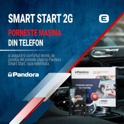 Kit pornire motor  BMW Seria 2 Grand Tourer F45 2014-, aplicatie telefon 2G (montaj inclus) - Pandora Smart Start