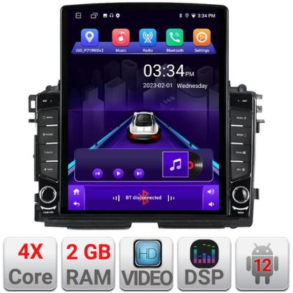 Navigatie Honda HR-V 2013-2018 Android radio gps internet quad core 2+32 ecran vertical 9.7" Kit-hr-v+EDT-E708