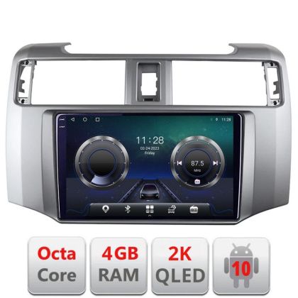 Navigatie Toyota 4runner 2009-2019 Android ecran Qled 2K Octa core 4+32 KIT-4runner+EDT-E409-2K