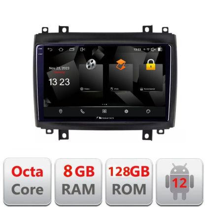 Navigatie Cadillac CTS intre anii 2003-2007 Android Octa Core Qualcomm 2K Qled 8+128 DTS DSP 360 4G Optical