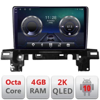 Navigatie Mazda CX5 2018-2020 C-cx5 Android Octa Core Ecran 2K QLED GPS 4G 4+32GB 360 kit-cx5+EDT-E409-2K