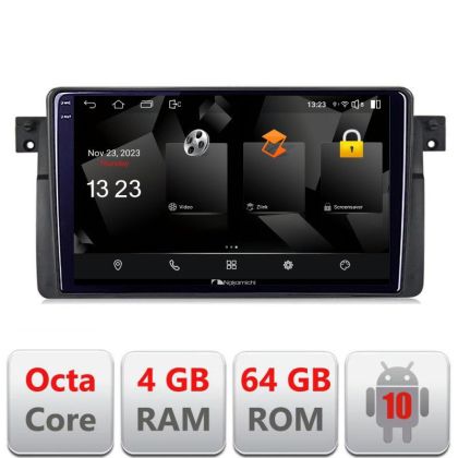 Navigatie BMW Seria 3 E46 5510-052 Android Octa Core 720p 4+64 DSP 360 camera carplay android auto