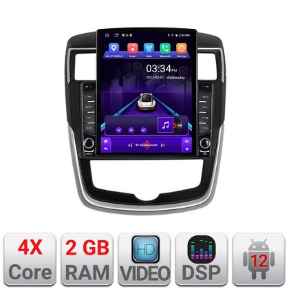 Navigatie Nissan Pulsar 2014-2018 Android radio gps internet quad core 2+32 ecran vertical 9.7" KIT-pulsar+EDT-E708