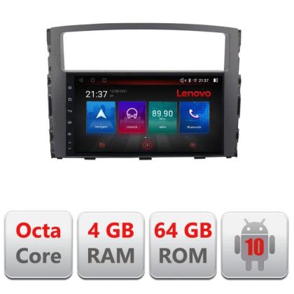 Navigatie Mitsubishi Pajero E-452 Octa Core cu Android Radio Bluetooth Internet GPS WIFI DSP 4+64GB 4G