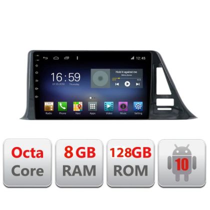 Navigatie Toyota CH-R Low F-CH-R-A Octa Core cu Android Radio Bluetooth Internet GPS WIFI DSP 8+128GB 4G