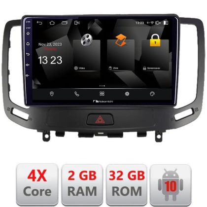 Navigatie Infiniti G35 G37 2006-2013 Android Ecran 720P Quad Core 2+32 carplay android auto