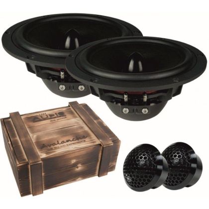 Difuzoare componente Audio System Avalanche 165-2 complet 160 watts165 mm 6.5" 4 ohm set cu filtre High End