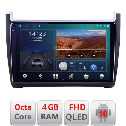 Navigatie VW Polo 2014- B-655 Android Ecran QLED octa core 4+64 carplay android auto KIT-655+EDT-E309V3