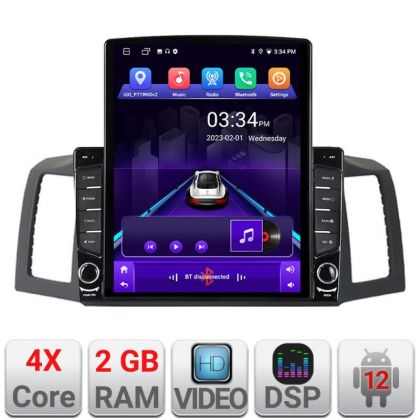 Navigatie Jeep Grand Cherokee 2008-2010 Android radio gps internet quad core 2+32 ecran vertical 9.7" Kit-cherokee-2009+EDT-E708