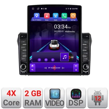 Navigatie Suzuki Alto 2009-2016 Android radio gps internet quad core 2+32 ecran vertical 9.7" KIT-alto+EDT-E708