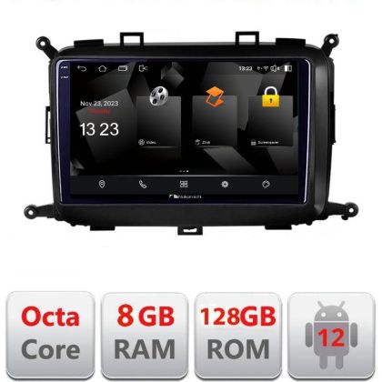 Navigatie Kia Carens 2013-2018 5960Pro-2023 Android Octa Core Qualcomm 2K Qled 8+128 DTS DSP 360 4G Optical