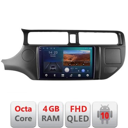 Navigatie Kia Rio 2011-2013 B-204 Android Ecran QLED octa core 4+64 carplay android auto KIT-204+EDT-E309V3