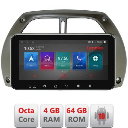 Navigatie Toyota Rav 4 2000-2004 Android radio gps internet Octa Core 4+64 LTE ecran de 10.33' wide kit-rav4-old+EDT-E511-pro