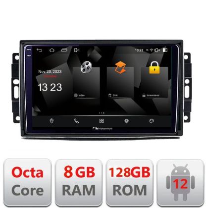 Navigatie Chrysler Jeep 5960Pro-202 Android Octa Core Qualcomm 2K Qled 8+128 DTS DSP 360 4G Optical v1