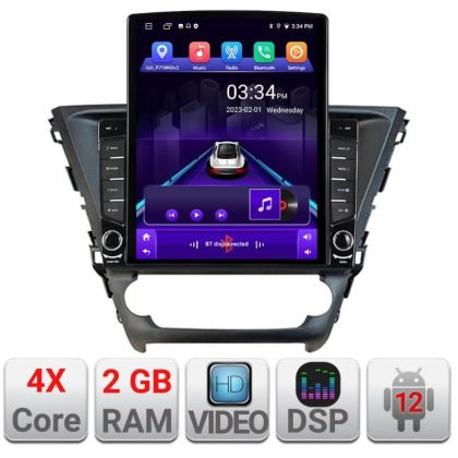 Navigatie Toyota Avensis 2015-2019 Android radio gps internet quad core 2+32 ecran vertical 9.7" Kit-avensis-15+EDT-E