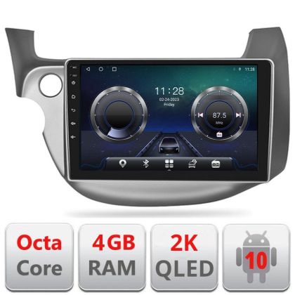 Navigatie Honda Fit 2008-2013 Android ecran Qled 2K Octa core 4+32 Kit-fit-08+EDT-E409-2K