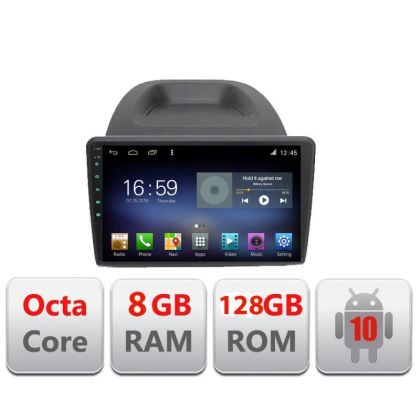 Navigatie Ford Fiesta F-256 Octa Core cu Android Radio Bluetooth Internet GPS WIFI DSP 8+128GB 4G