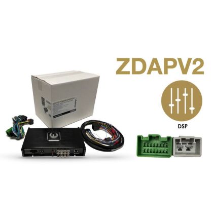 Kit Amplificator DSP VOLVO 2006 - 2019 (Pentru mașini cu amplificator OEM Volvo) cu cablaje Plug & Play DSP POWER UP 800 W MAX