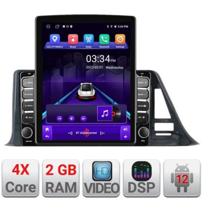 Navigatie Toyota CK-R LOW K-CK-R-A ecran tip TESLA 9.7" cu Android Radio Bluetooth Internet GPS WIFI 2+32 DSP Quad Cor