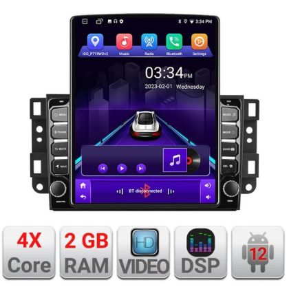 Navigatie Chevrolet Captiva K-020 ecran tip TESLA 9.7" cu Android Radio Bluetooth Internet GPS WIFI 2+32 DSP Quad Core