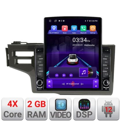 Navigatie Honda Fit 2014-2019 Android radio gps internet quad core 2+32 ecran vertical 9.7" Kit-fit-14+EDT-E708