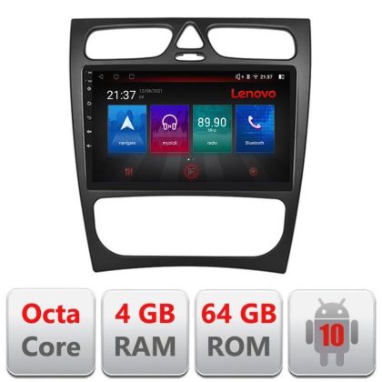 Navigatie Mercedes CLK facelift Android radio gps internet Octa Core 4+64 LTE Kit-facelift+EDT-E509-PRO