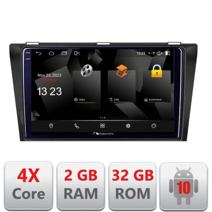 Navigatie Mazda 3 2004-2009 5230-161 Android Ecran 720P Quad Core 2+32 carplay android auto