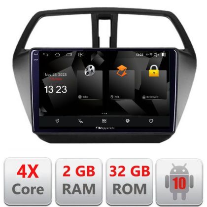 Navigatie Suzuki S-Cross Quad Core 5230-337 Android Ecran 720P Quad Core 2+32 carplay android auto