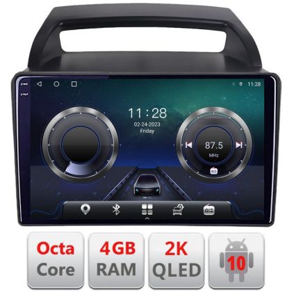 Navigatie Kia Carnival 2006-2014 Android ecran Qled 2K Octa core 4+32 KIT-carnival2006+EDT-E409-2K