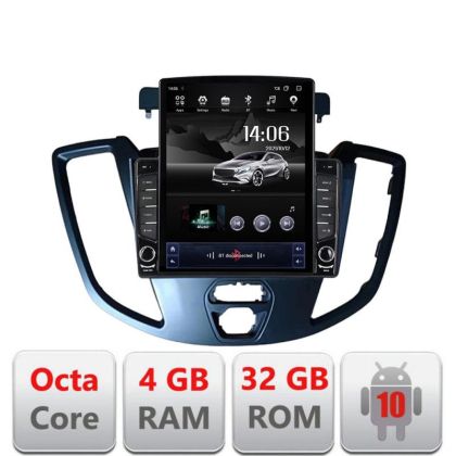 Navigatie Ford Transit 2015-2020 Android radio gps internet Lenovo Octa Core 4+64 LTE kit-turneo-custom+EDT-E709