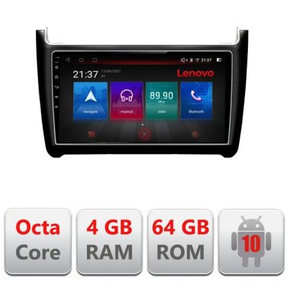 Navigatie VW Polo 2014-2017 E-655 Octa Core cu Android Radio Bluetooth Internet GPS WIFI DSP 4+64GB 4G