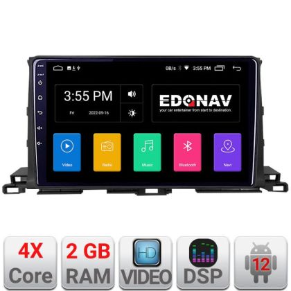 Navigatie Toyota Highlander 2013-2018 Android radio gps internet 2+32 KIT-highlander13+EDT-E210