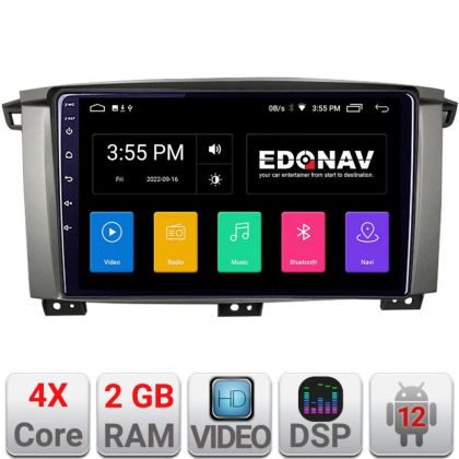 Navigatie Toyota Land Cruiser L100 2002-2006 Android radio gps internet 2+32 KIT-L105+EDT-E210