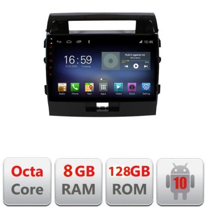 Navigatie TOYOTA Land Cruiser L200 F-381 Octa Core cu Android Radio Bluetooth Internet GPS WIFI DSP 8+128GB 4G v1