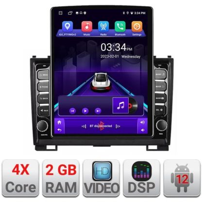 Navigatie Hummer H2 2008-2009 ecran tip TESLA 9.7" cu Android Radio Bluetooth Internet GPS WIFI 2+32 DSP Quad Core v1