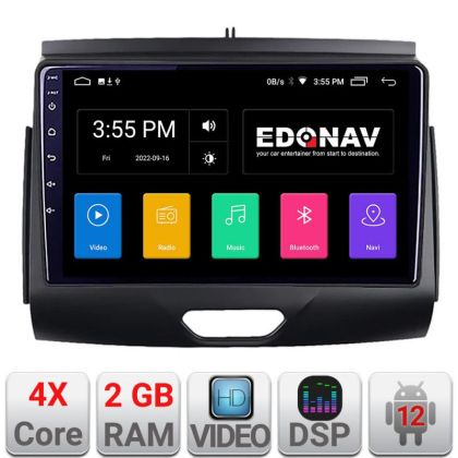 Navigatie Ford Ranger 2015- cu cd Android radio gps internet 2+32 Kit-574-2020+EDT-E209