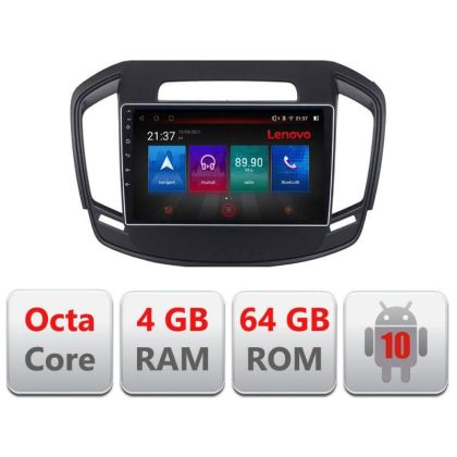 Navigatie Opel Insignia 2014-2016 E-338 Octa Core cu Android Radio Bluetooth Internet GPS WIFI DSP 4+64GB 4G