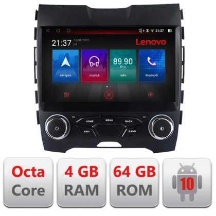 Navigatie Ford Edge 2015-2021 midline Android radio gps internet Octa Core 4+64 LTE kit-edge-high+EDT-E509-PRO