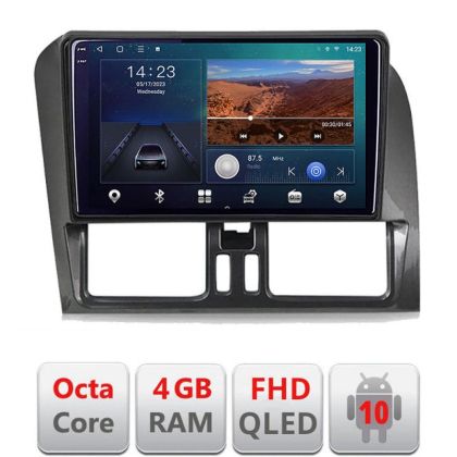 Navigatie dedicata Volvo XC60 2014-2018 sistem Sensus Connect B-272-14  Android Ecran QLED octa core 4+64 carplay android auto kit-272-14+EDT-E309V3