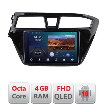 Navigatie HHyundai i20 2015-2018 B-517 Android Ecran QLED octa core 4+64 carplay android auto KIT-517+EDT-E309V3