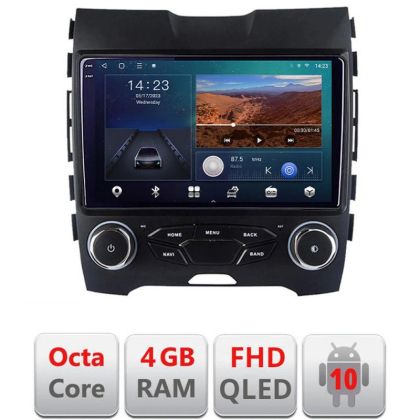 Navigatie Ford Edge 2015-2021 midline B-edge-mid Android Ecran QLED octa core 4+64 carplay android auto kit-edge-mid+EDT-E309V3