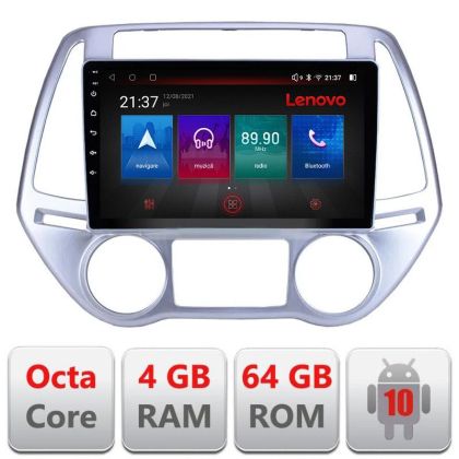 Navigatie HHyundai I20 2011-2014 manual si automat Android radio gps internet Octa Core 4+64 LTE