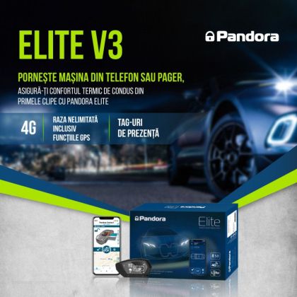 Kit pornire motor Audi A8 D4 2010-2017, aplicatie telefon 4G, GPS, pager, tag, telecomanda (montaj inclus) - Pandora ELITE