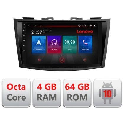 Navigatie Suzuki Swift 2011-2019 E-179 Octa Core cu Android Radio Bluetooth Internet GPS WIFI DSP 4+64GB 4G