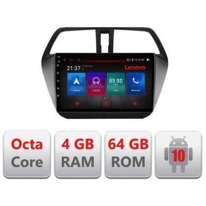 Navigatie Suzuki S-Cross E-337 Octa Core cu Android Radio Bluetooth Internet GPS WIFI DSP 4+64GB 4G