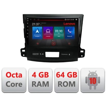 Navigatie Mitsubishi Outlander 2010 E-056 Octa Core cu Android Radio Bluetooth Internet GPS WIFI DSP 4+64GB 4G