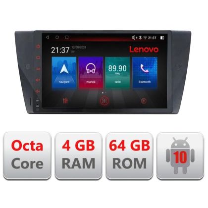 Navigatie BMW Seria 3 E90 E-095 Octa Core cu Android Radio Bluetooth Internet GPS WIFI DSP 4+64GB 4G