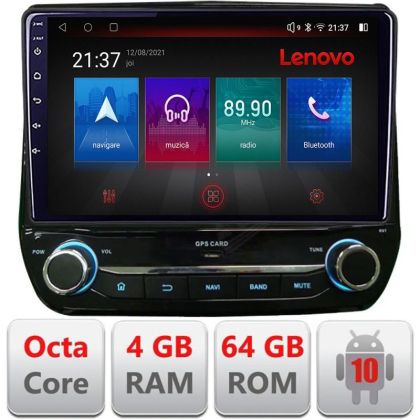 Navigatie dedicata Lenovo Ford Fiesta 2020-  Android radio gps internet Octa Core 4+64 LTE Kit-fiesta-2020+EDT-E509-PRO