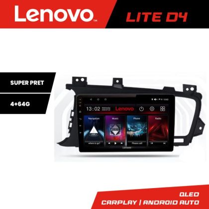 Navigatie Hyundai Elantra 2011-2013 Lenovo Kit-092 4+64 GB Android Waze USB Navigatie Internet Youtube Radio